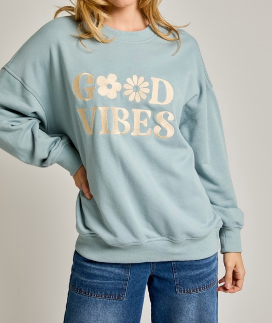 Wildfox good vibes sweatshirt sale